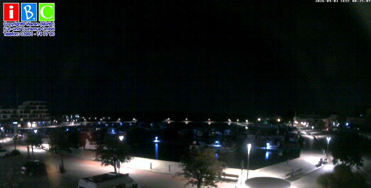 Archiv Foto Webcam Yachthafen Waren an der Müritz