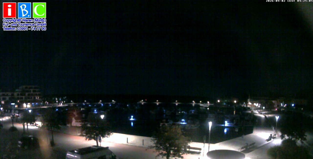 Archiv Foto Webcam Yachthafen Waren an der Müritz
