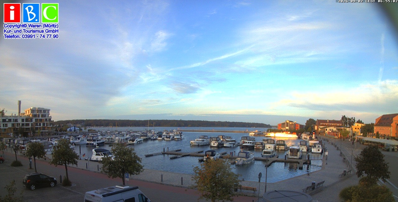 Archiv Foto Webcam Yachthafen Waren an der Müritz