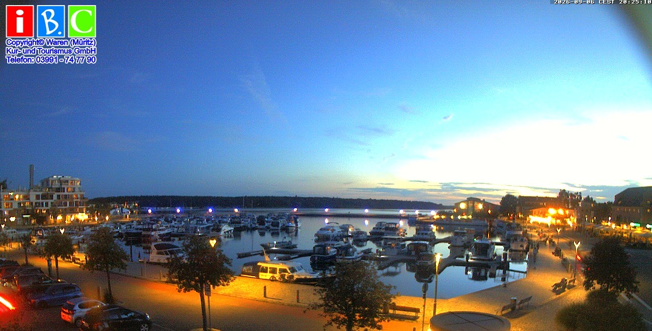 Archiv Foto Webcam Yachthafen Waren an der Müritz