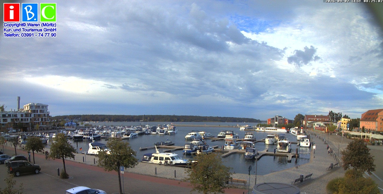 Archiv Foto Webcam Yachthafen Waren an der Müritz