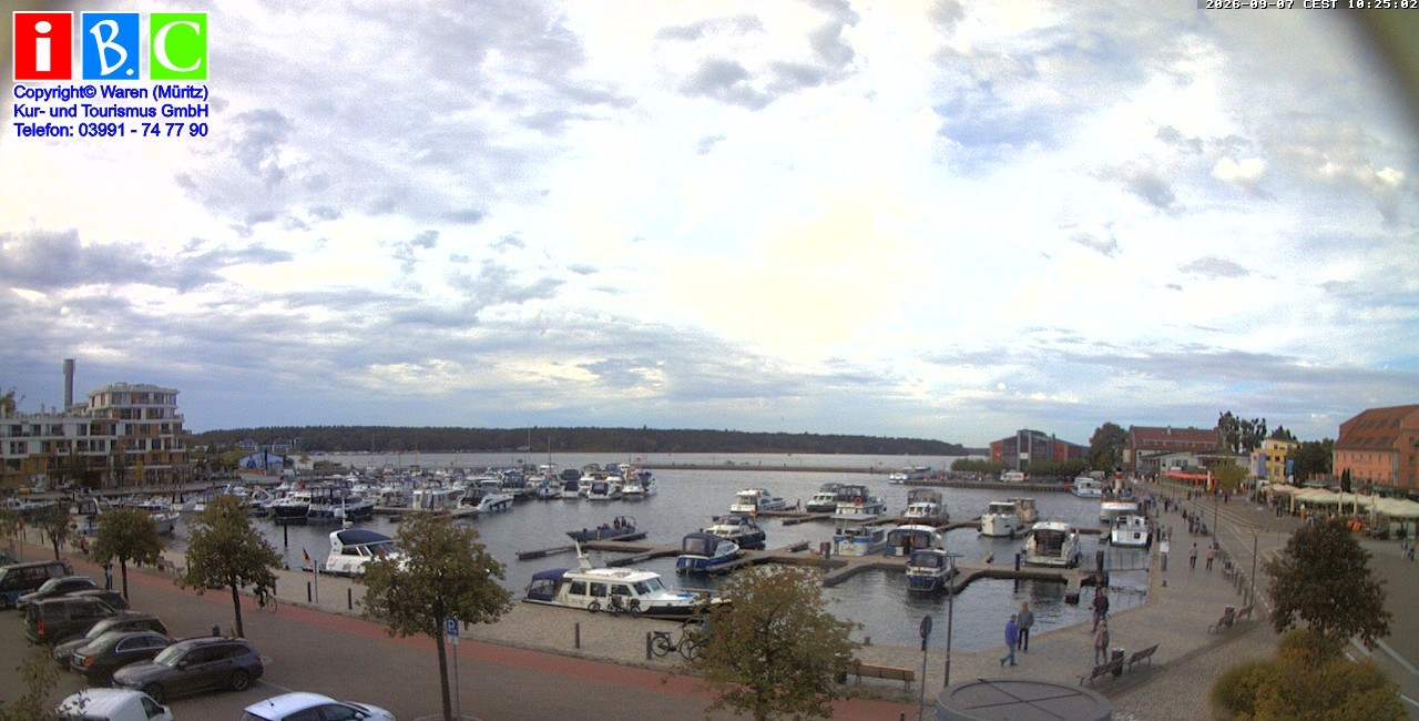 Archiv Foto Webcam Yachthafen Waren an der Müritz