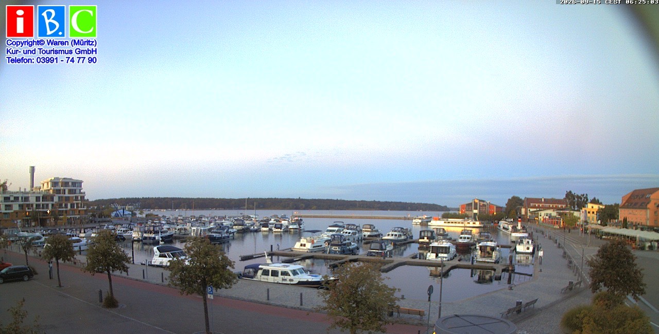Archiv Foto Webcam Yachthafen Waren an der Müritz