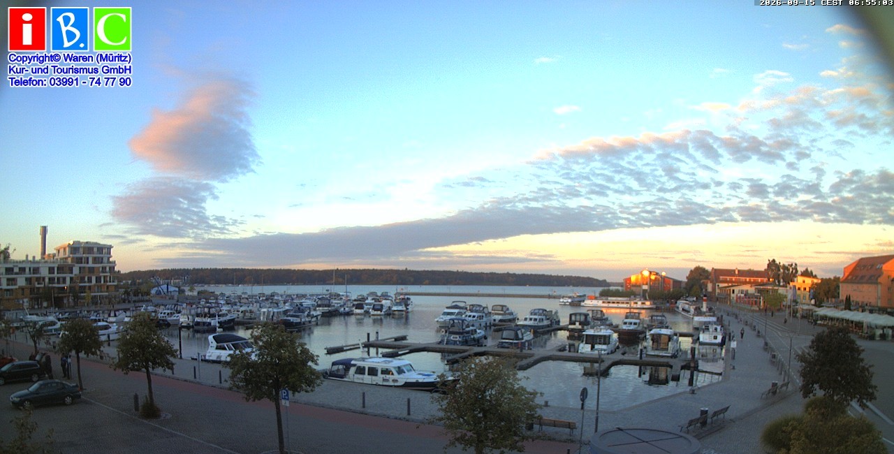 Archiv Foto Webcam Yachthafen Waren an der Müritz
