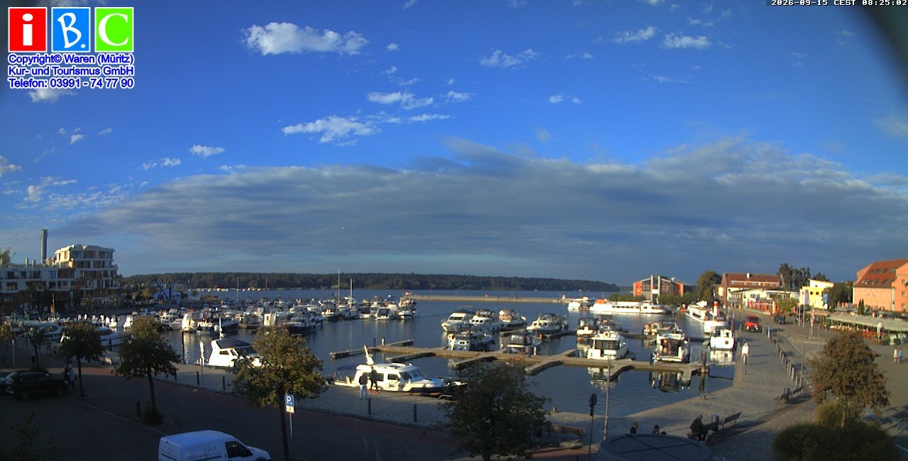 Archiv Foto Webcam Yachthafen Waren an der Müritz