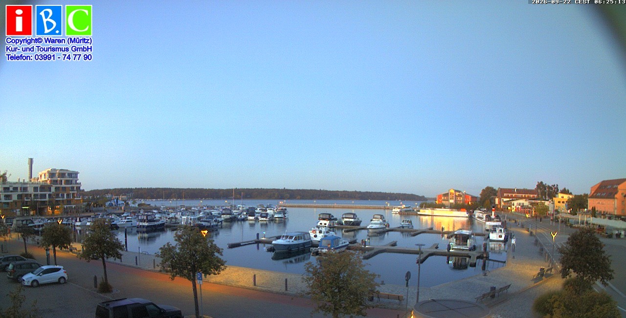 Archiv Foto Webcam Yachthafen Waren an der Müritz