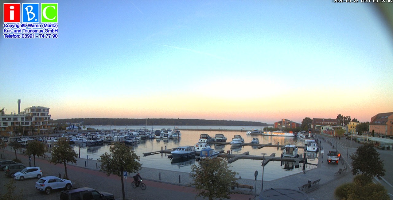 Archiv Foto Webcam Yachthafen Waren an der Müritz
