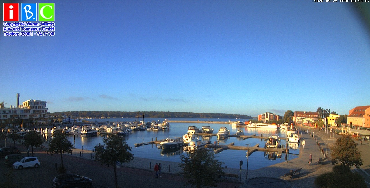 Archiv Foto Webcam Yachthafen Waren an der Müritz