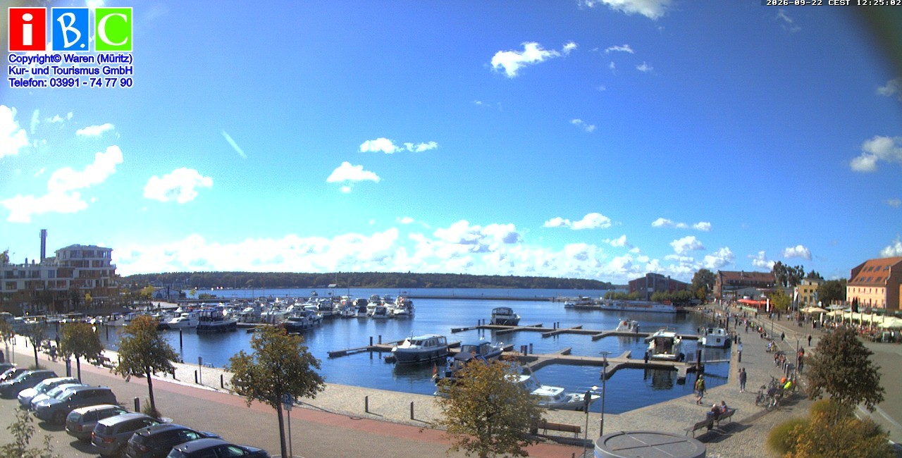 Archiv Foto Webcam Yachthafen Waren an der Müritz