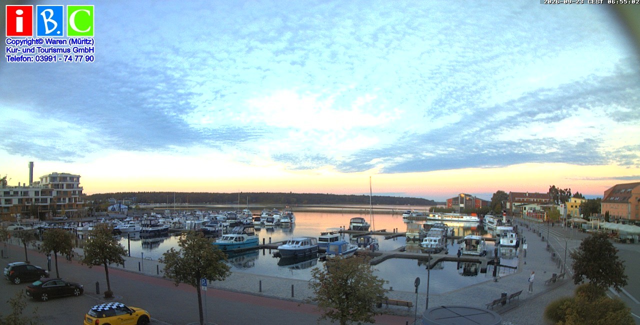 Archiv Foto Webcam Yachthafen Waren an der Müritz