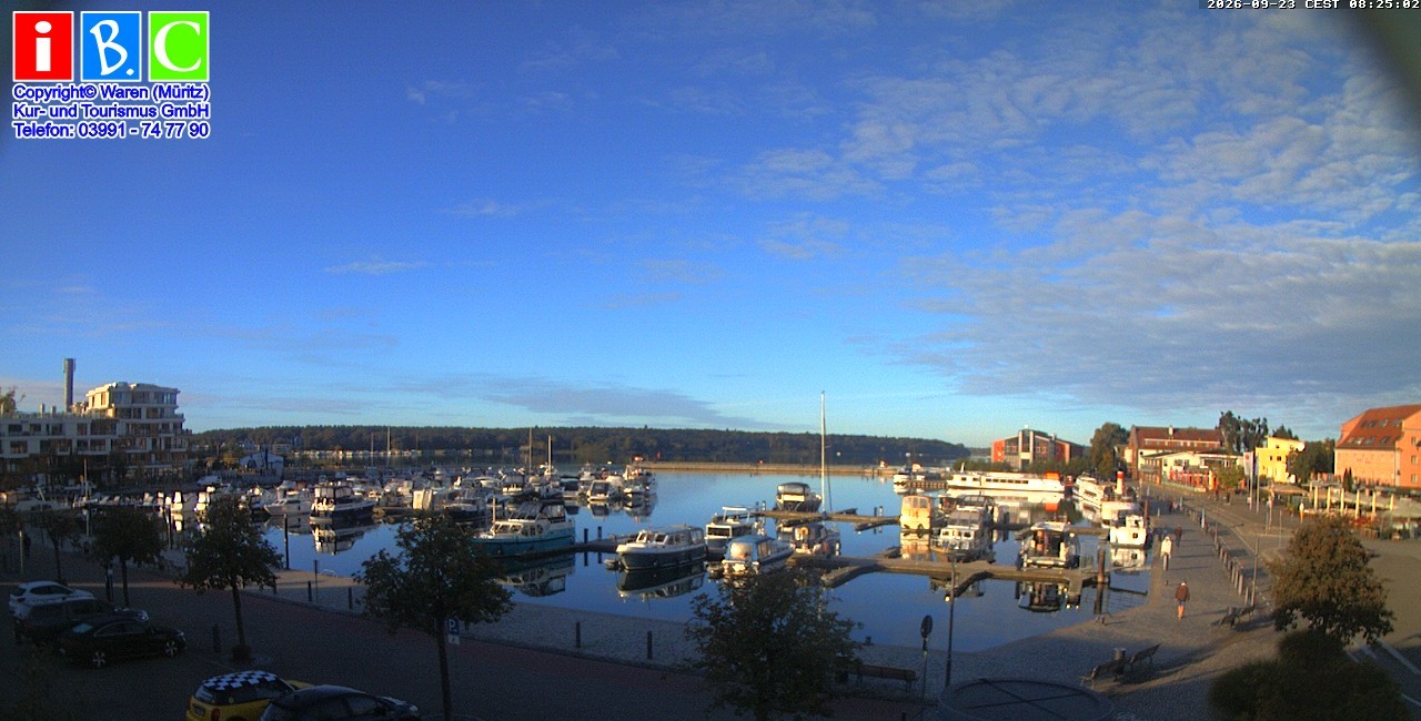 Archiv Foto Webcam Yachthafen Waren an der Müritz