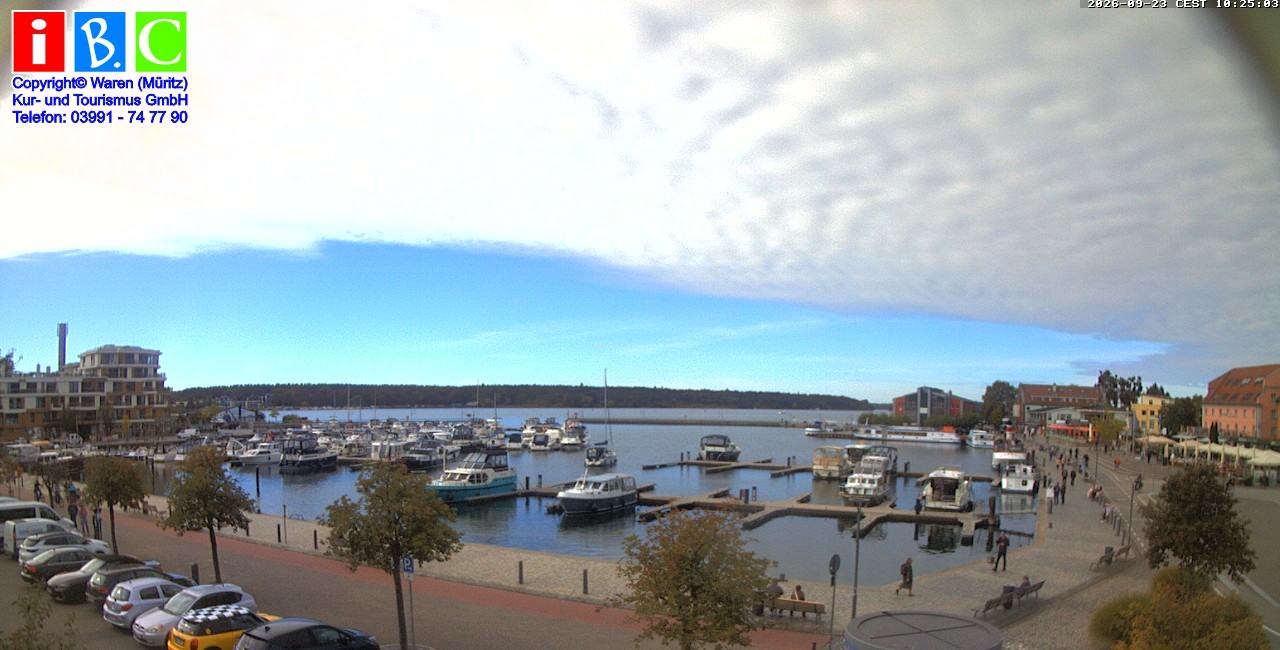 Archiv Foto Webcam Yachthafen Waren an der Müritz