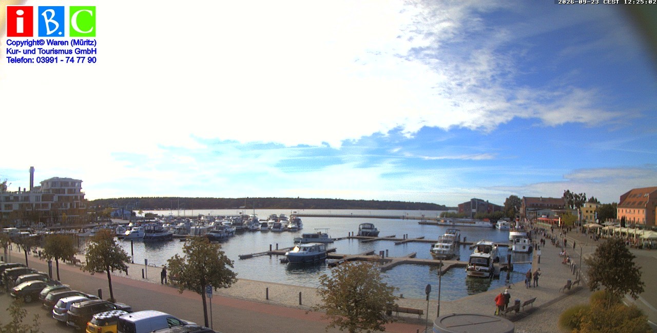 Archiv Foto Webcam Yachthafen Waren an der Müritz