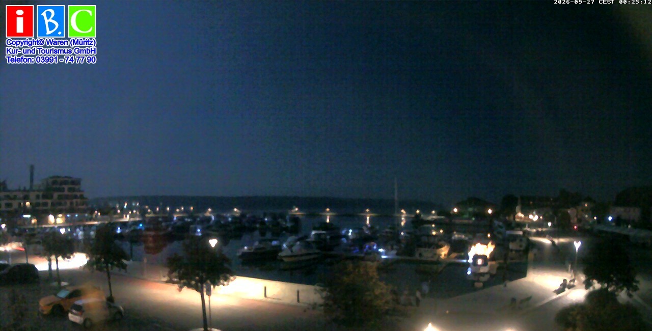 Archiv Foto Webcam Yachthafen Waren an der Müritz
