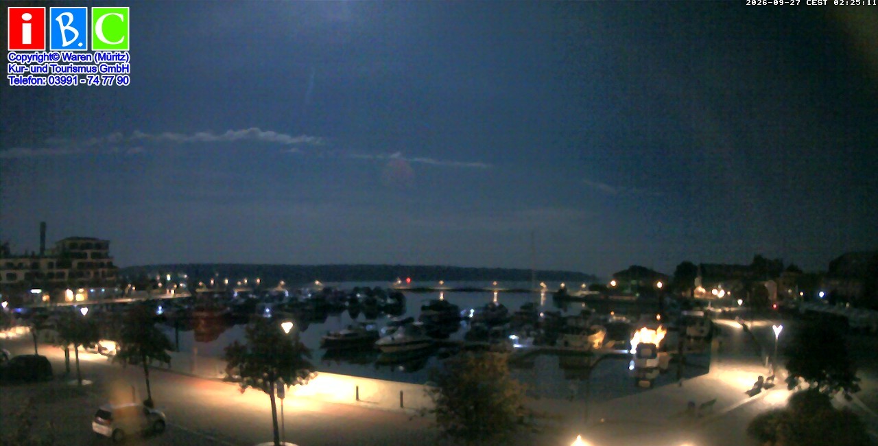 Archiv Foto Webcam Yachthafen Waren an der Müritz