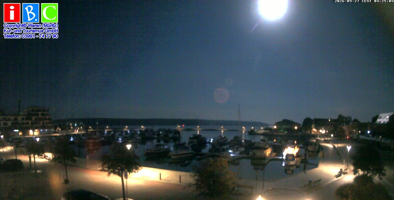 Archiv Foto Webcam Yachthafen Waren an der Müritz