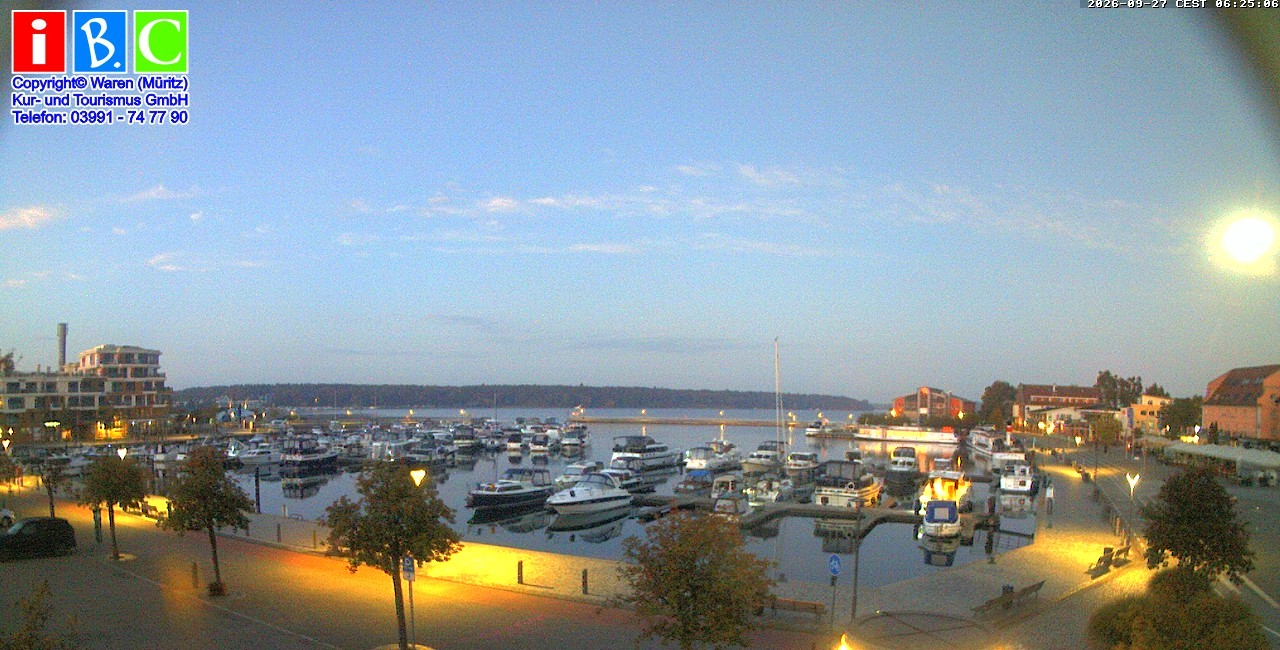 Archiv Foto Webcam Yachthafen Waren an der Müritz