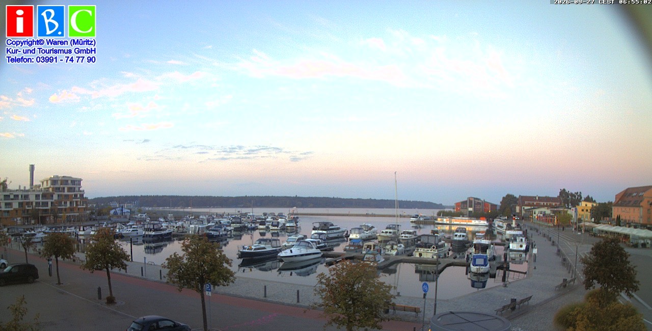 Archiv Foto Webcam Yachthafen Waren an der Müritz