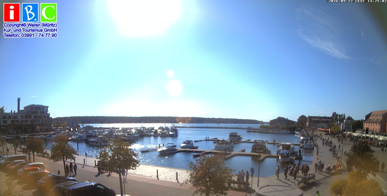 Archiv Foto Webcam Yachthafen Waren an der Müritz