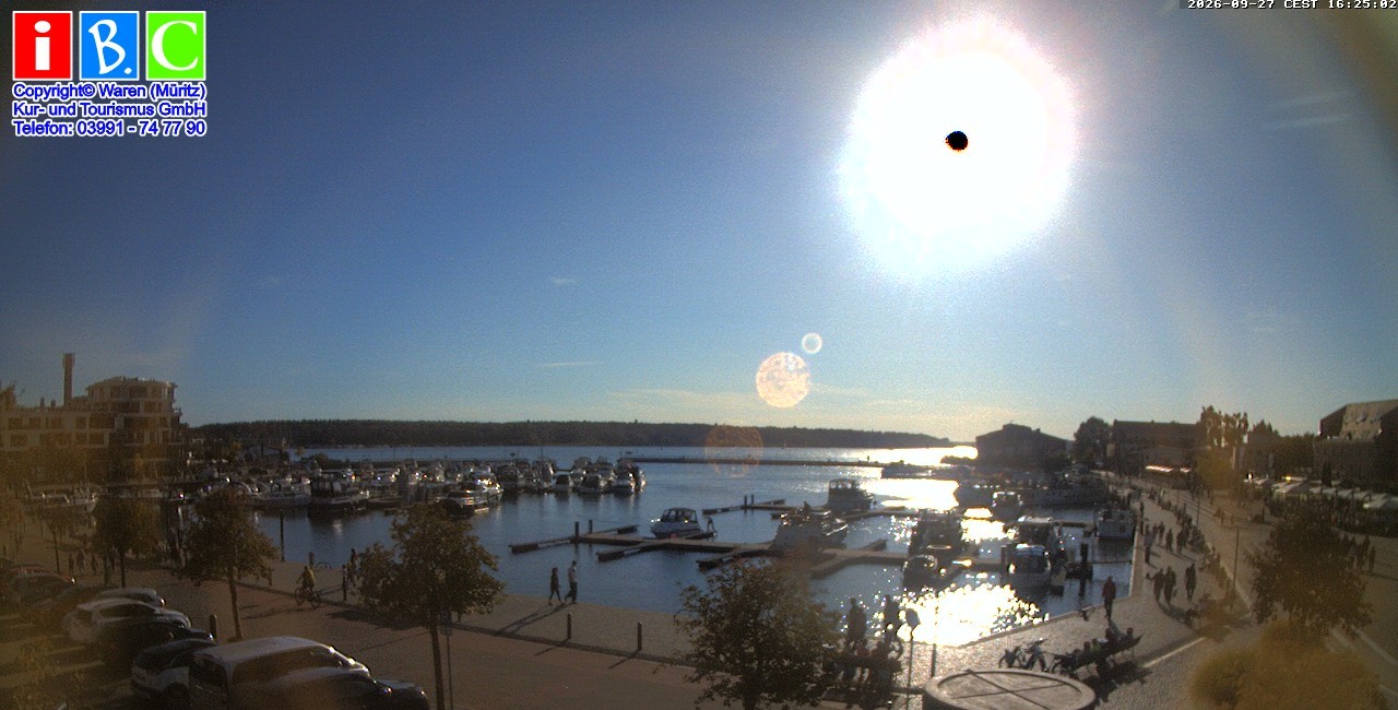 Archiv Foto Webcam Yachthafen Waren an der Müritz