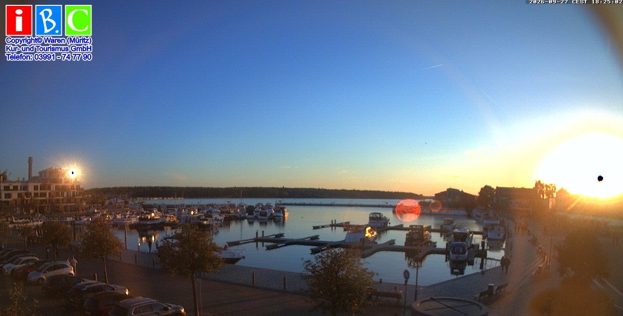 Archiv Foto Webcam Yachthafen Waren an der Müritz