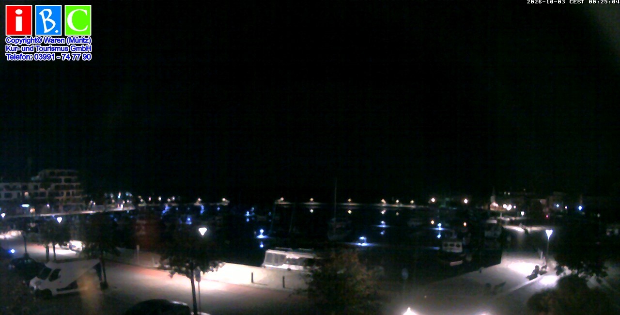 Archived image Webcam Harbour Waren (Müritz)