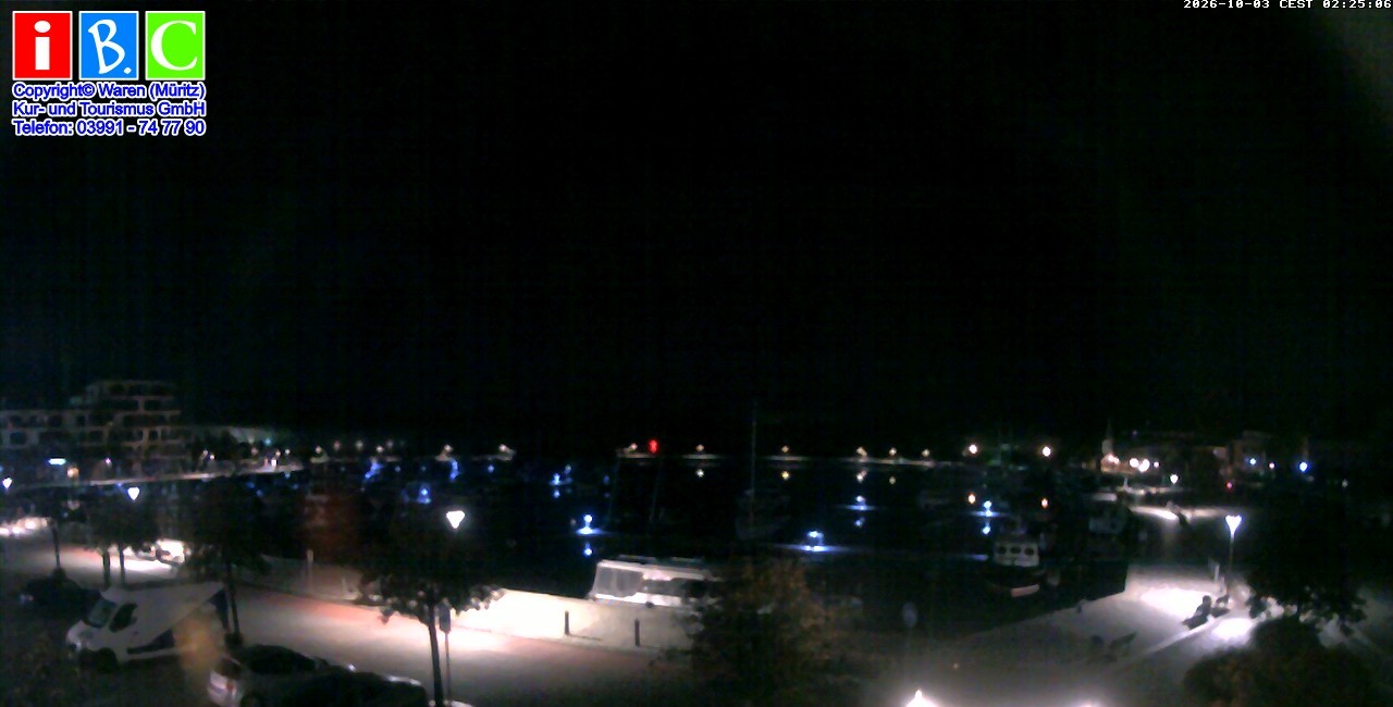 Archived image Webcam Harbour Waren (Müritz)