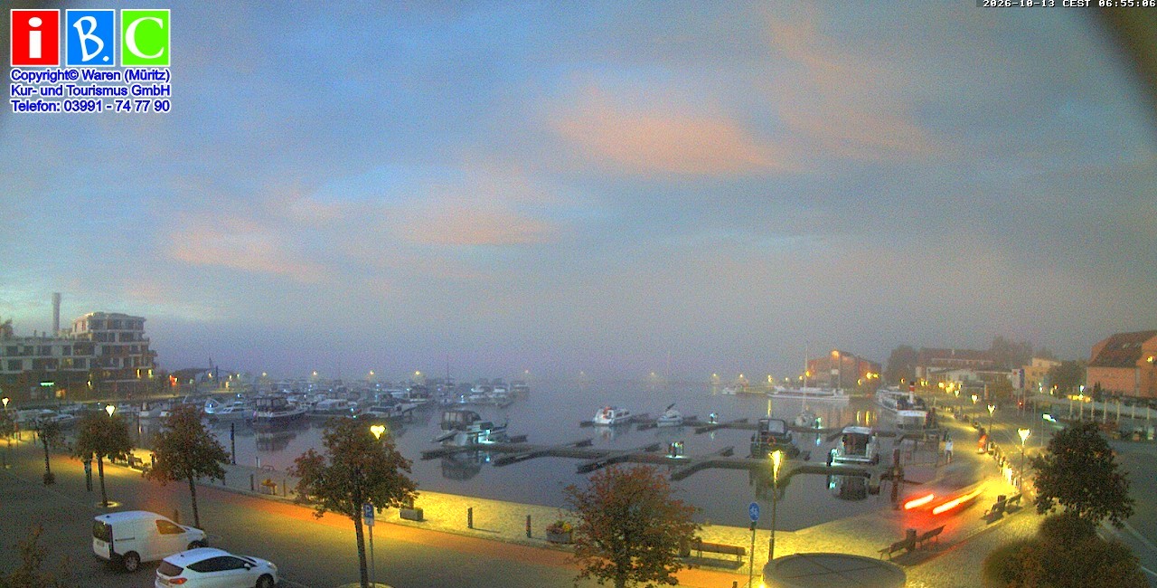 Archiv Foto Webcam Yachthafen Waren an der Müritz