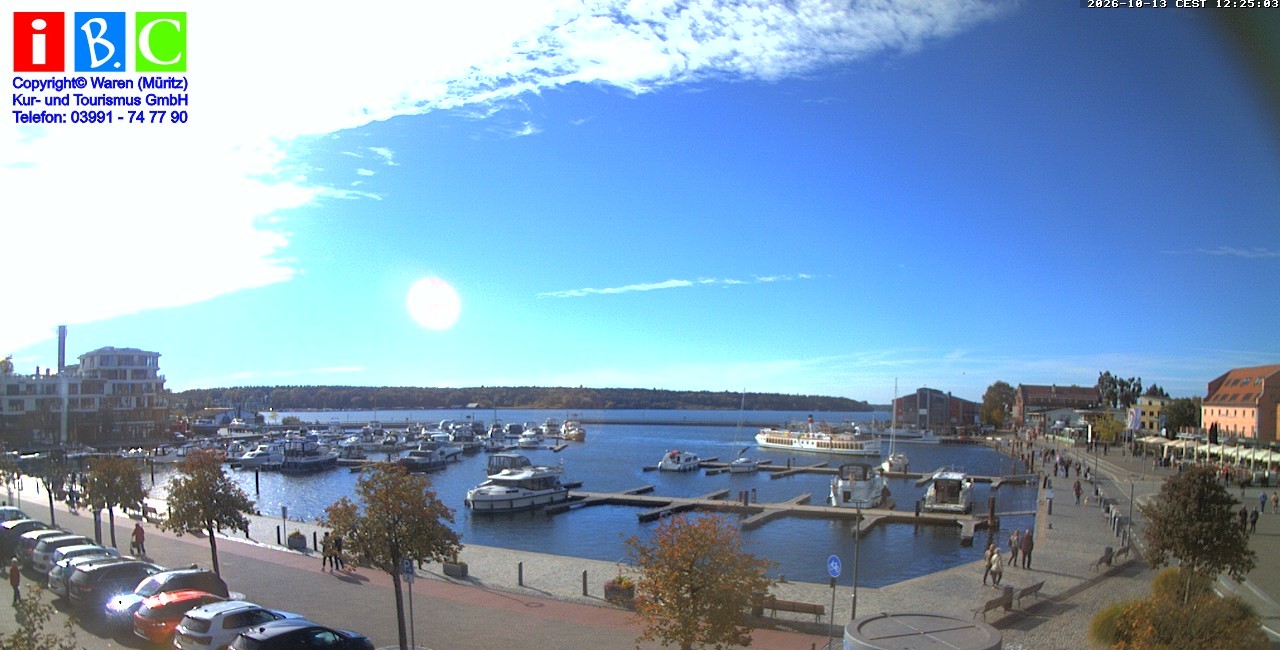 Archiv Foto Webcam Yachthafen Waren an der Müritz