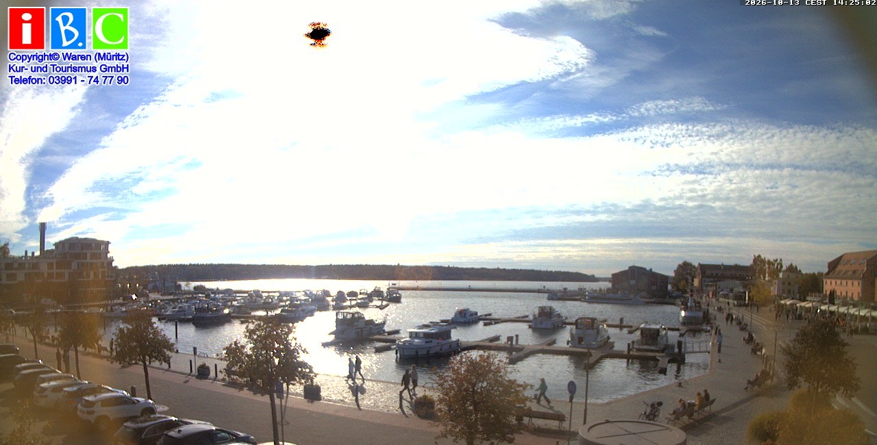 Archiv Foto Webcam Yachthafen Waren an der Müritz