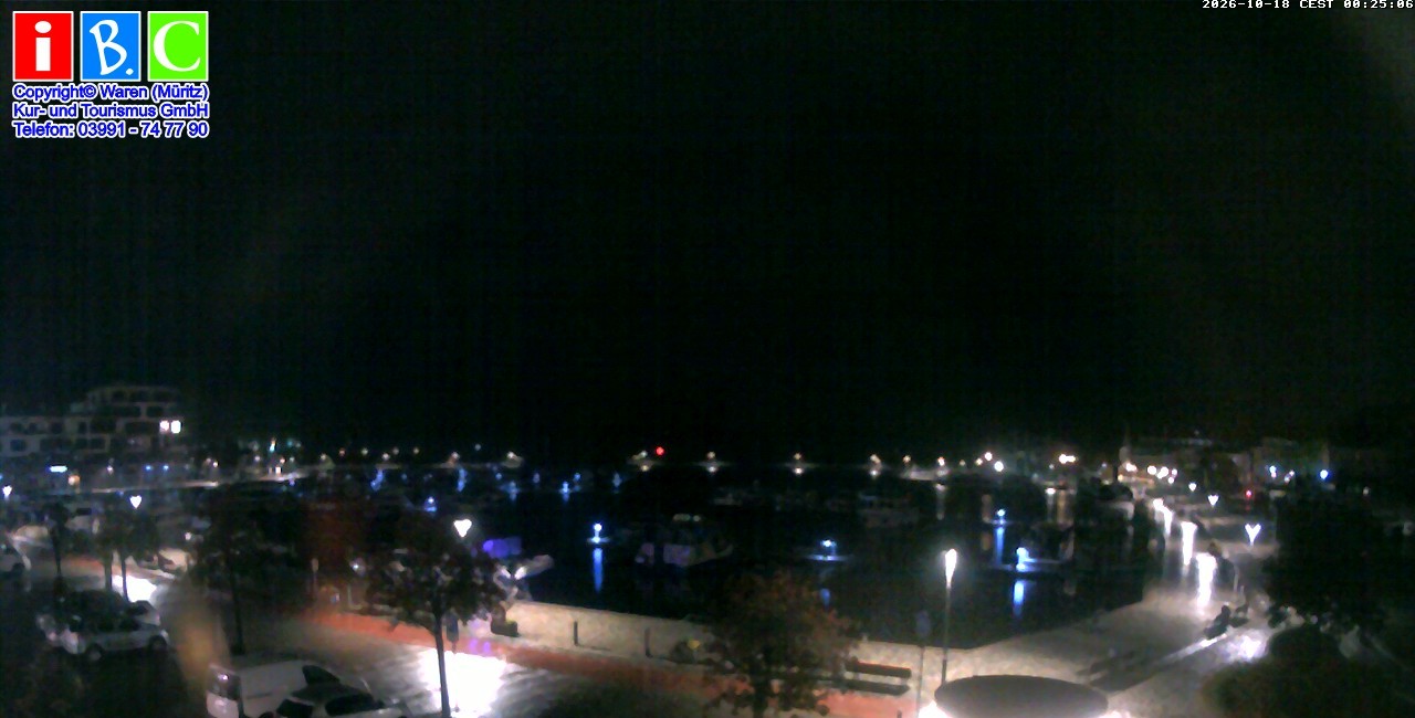 Archiv Foto Webcam Yachthafen Waren an der Müritz
