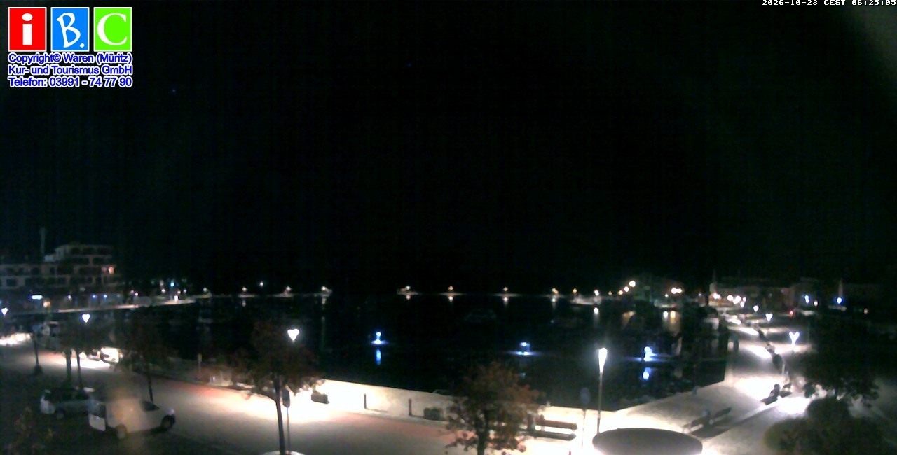 Archived image Webcam Harbour Waren (Müritz)