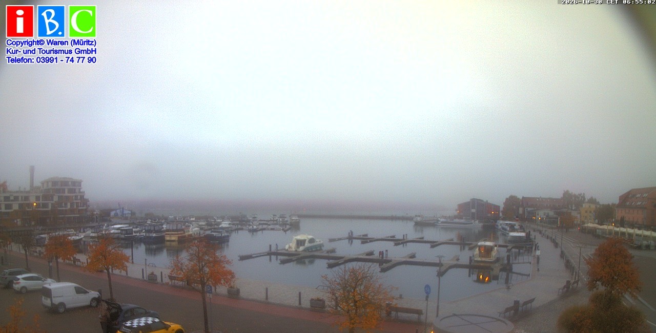 Archiv Foto Webcam Yachthafen Waren an der Müritz