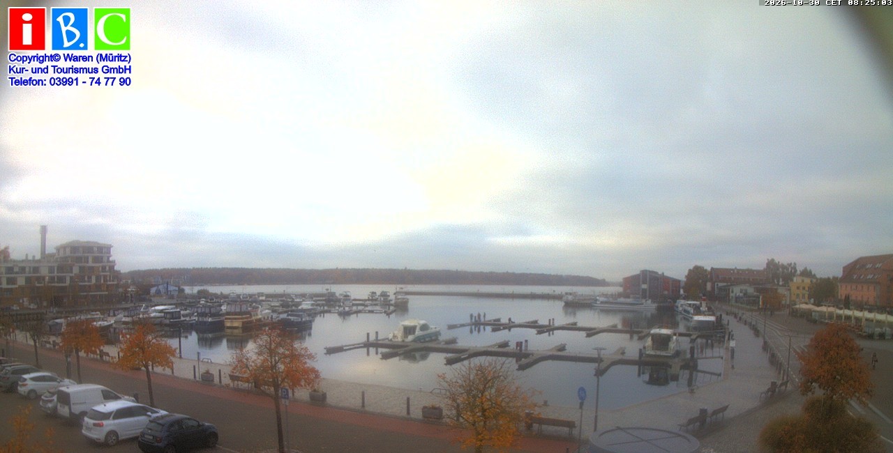 Archiv Foto Webcam Yachthafen Waren an der Müritz