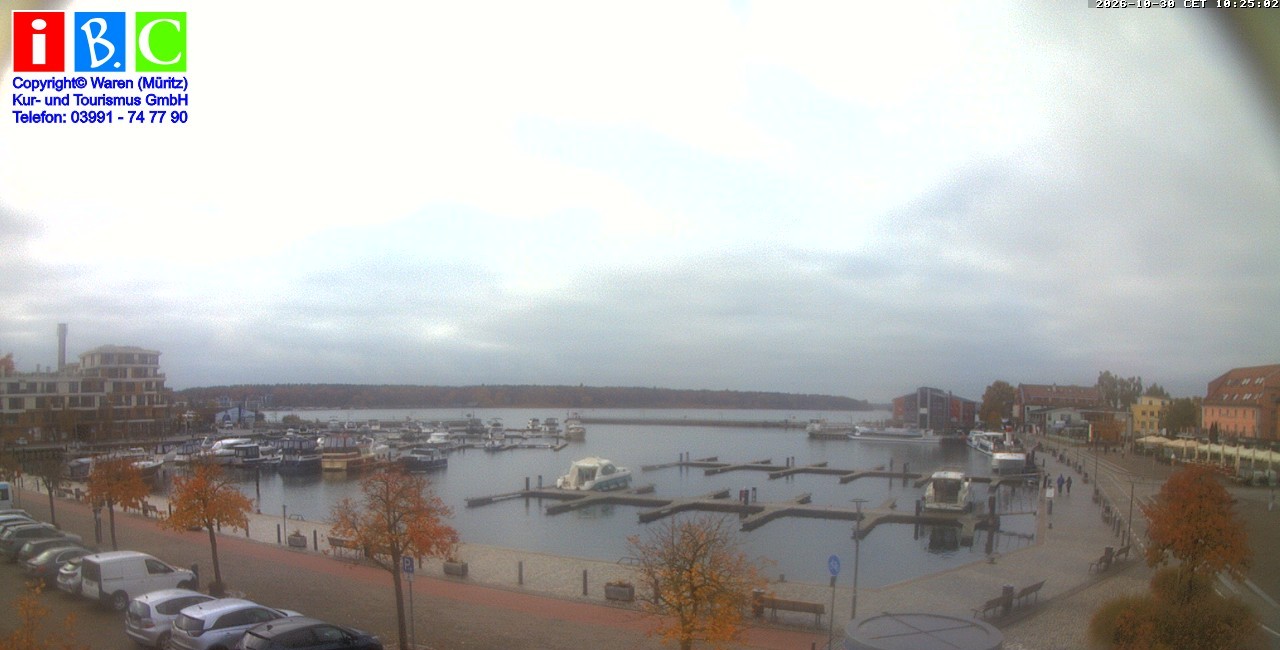 Archiv Foto Webcam Yachthafen Waren an der Müritz