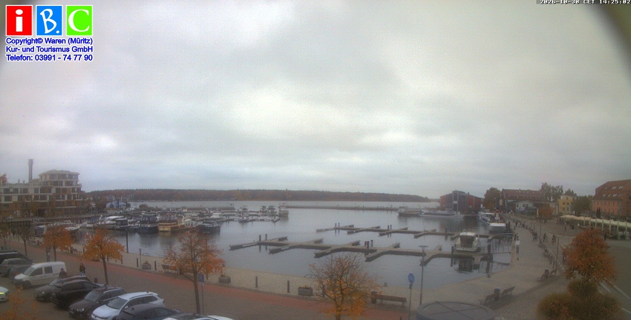 Archiv Foto Webcam Yachthafen Waren an der Müritz