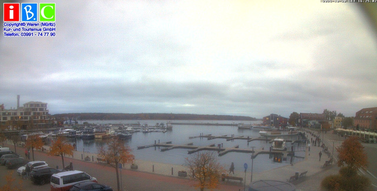 Archiv Foto Webcam Yachthafen Waren an der Müritz