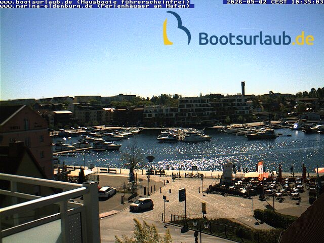 Archiv Foto Webcam Hafen in Waren an der Müritz
