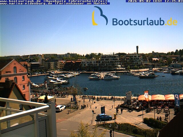 Archiv Foto Webcam Hafen in Waren an der Müritz