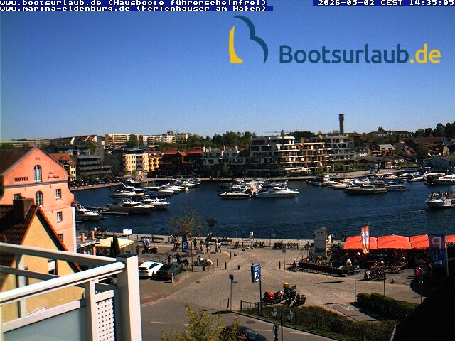 Archiv Foto Webcam Hafen in Waren an der Müritz