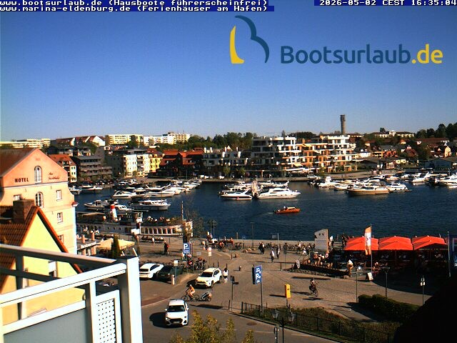 Archiv Foto Webcam Hafen in Waren an der Müritz