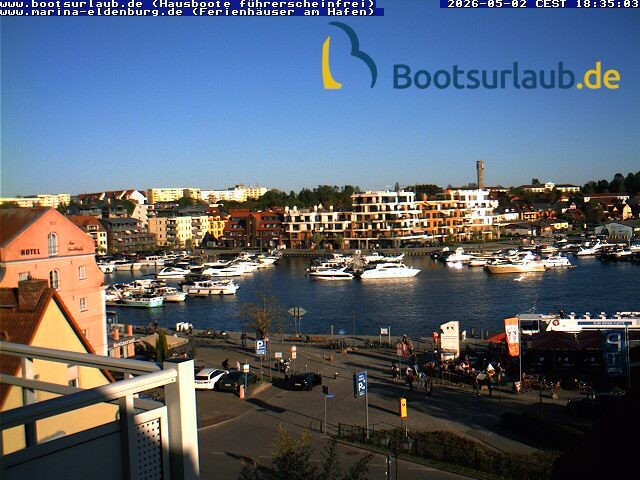 Archiv Foto Webcam Hafen in Waren an der Müritz
