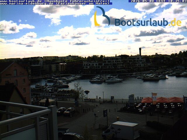 Archiv Foto Webcam Hafen in Waren an der Müritz
