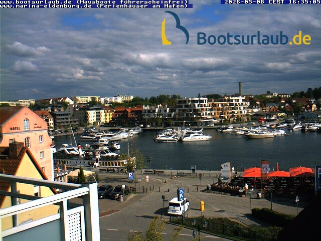 Archiv Foto Webcam Hafen in Waren an der Müritz