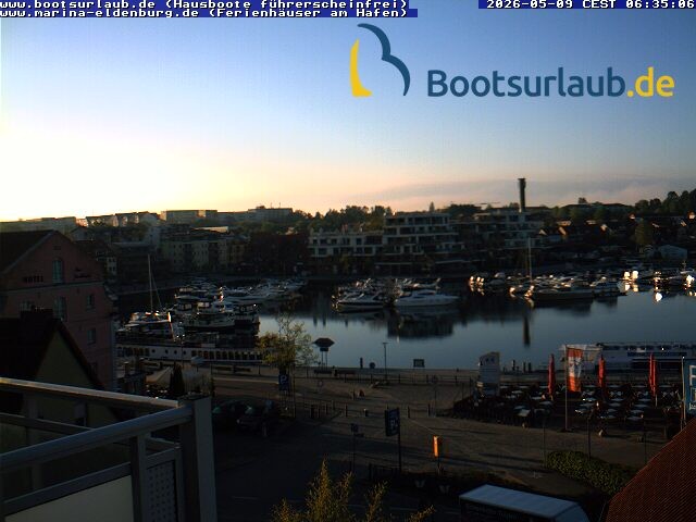 Archiv Foto Webcam Hafen in Waren an der Müritz
