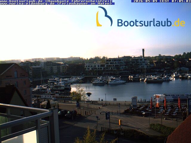 Archiv Foto Webcam Hafen in Waren an der Müritz