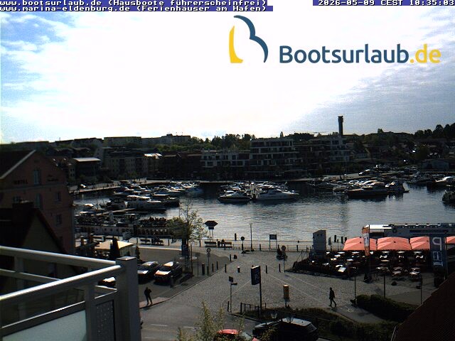 Archiv Foto Webcam Hafen in Waren an der Müritz
