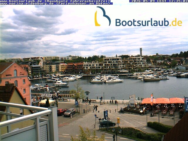 Archiv Foto Webcam Hafen in Waren an der Müritz