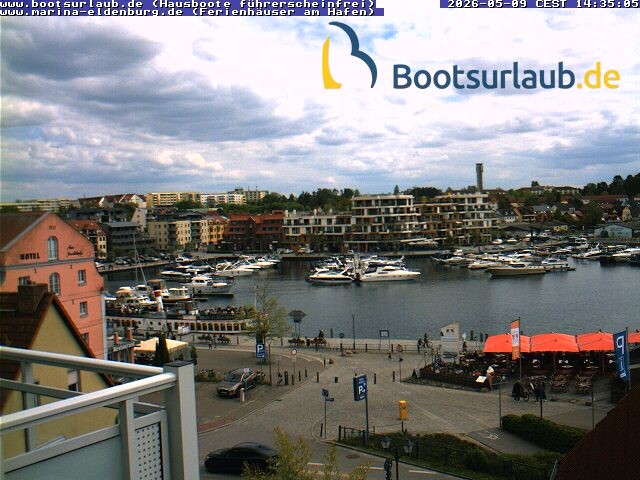 Archiv Foto Webcam Hafen in Waren an der Müritz