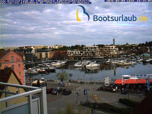 Archiv Foto Webcam Hafen in Waren an der Müritz